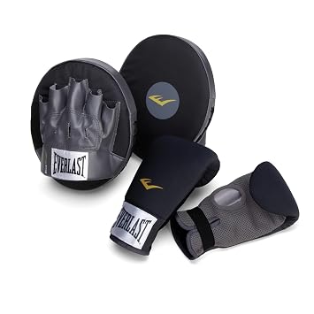 Everlast Boxing Fitness Kit, Black/Grey