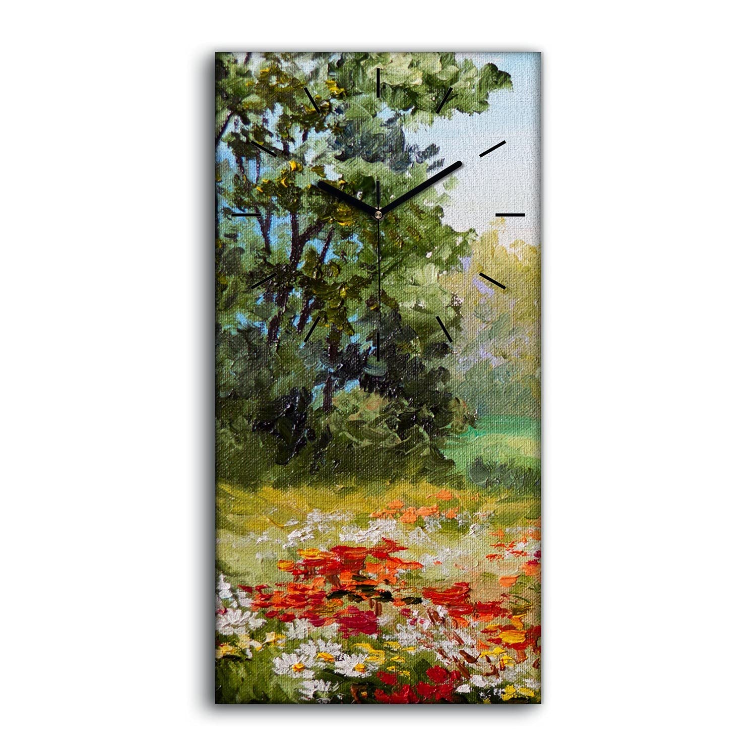Horloge sur Toile Décoration Salon Chambre Image Art Mural Nature