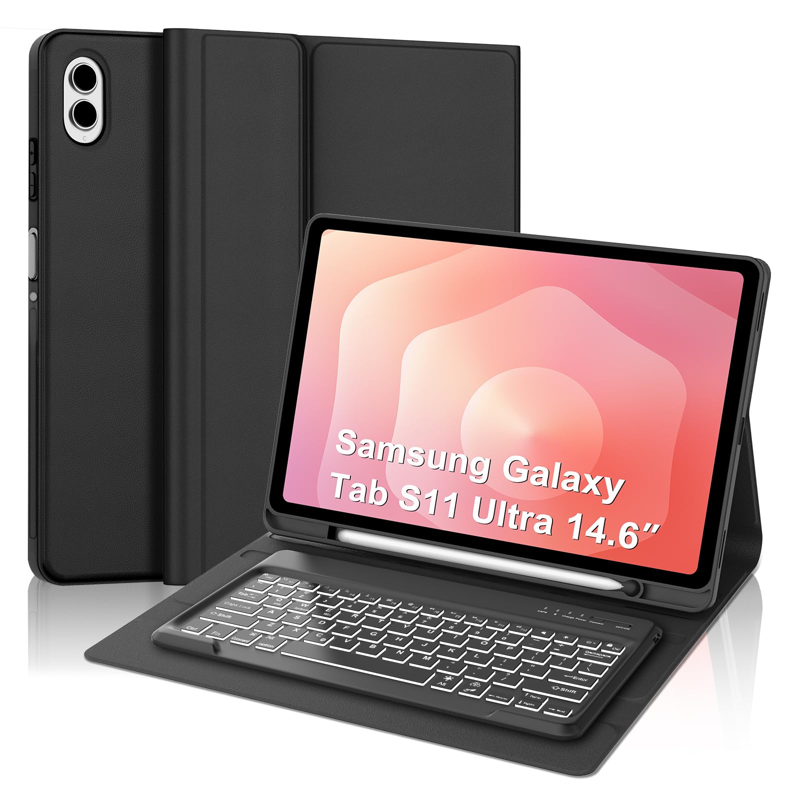 KVAGO for Samsung Galaxy Tab S11 Ultra 14.6 in 2025 Keyboard Case