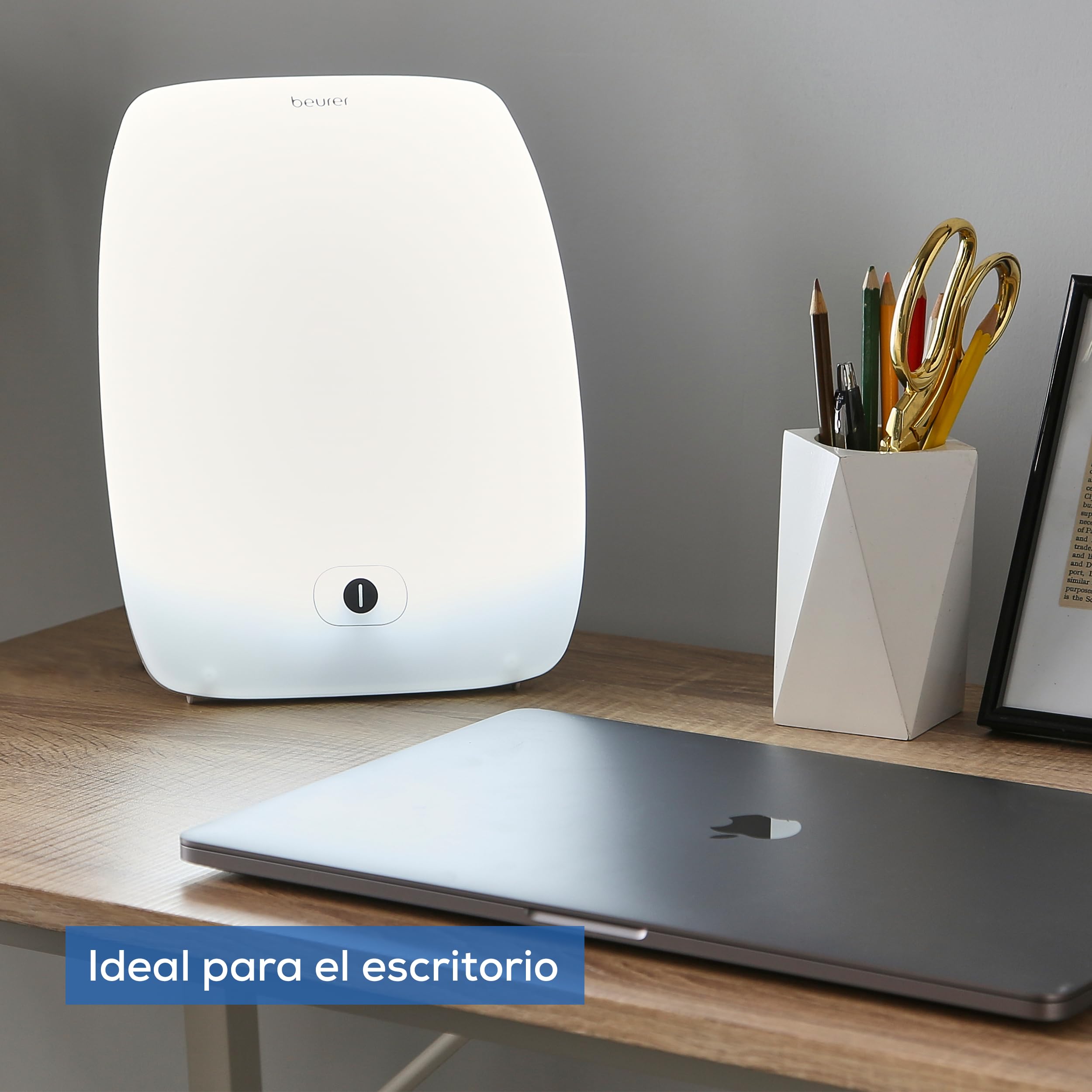 Beurer TL 41 Lámpara de luz diurna, mayor bienestar gracias a la simulación de la luz diurna, ideal para el escritorio