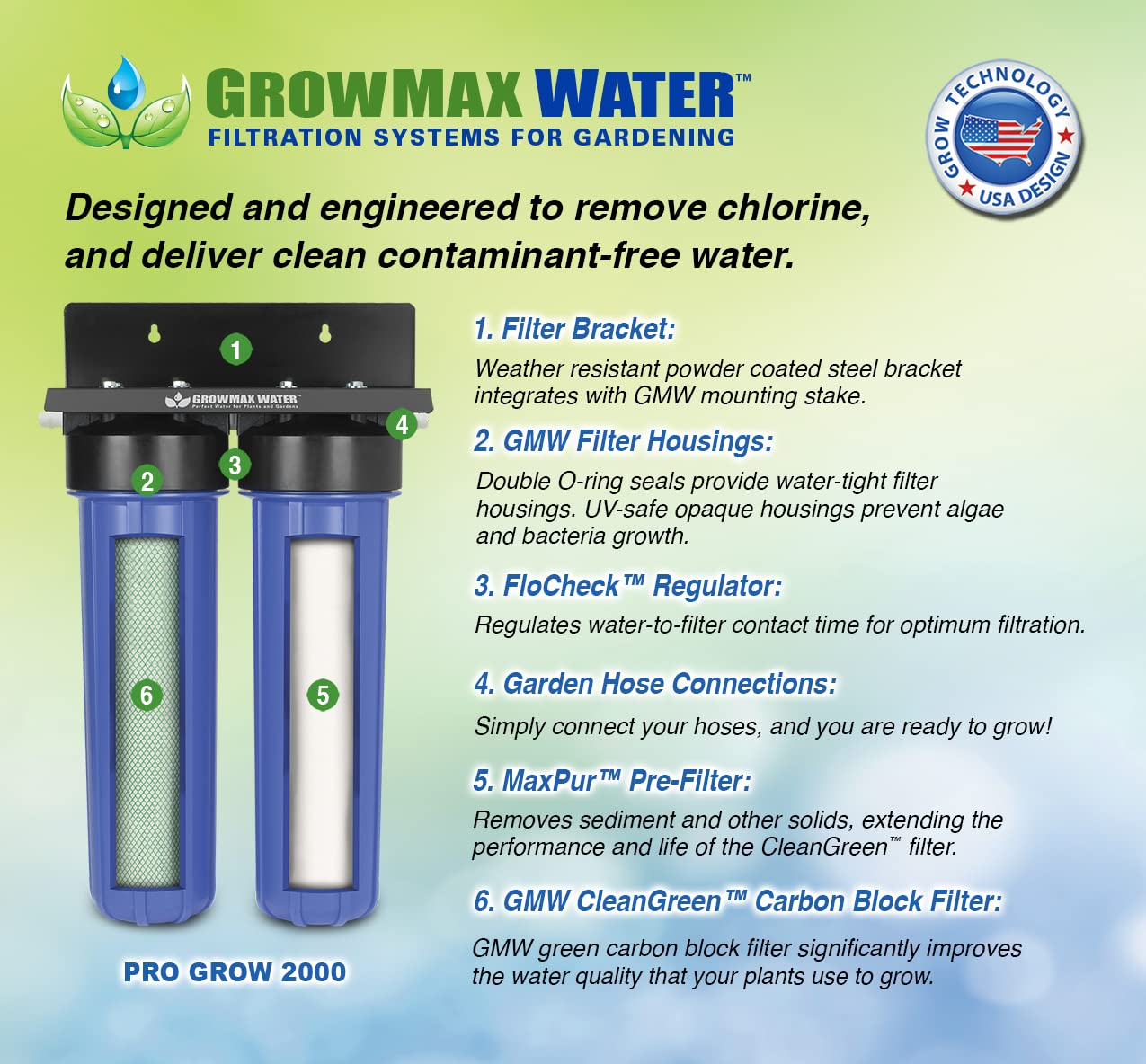 VEVOR Sistema di Filtraggio Acqua a Gravita, Sistema Filtraggio in Acciaio Inox 304 da 2,25 G