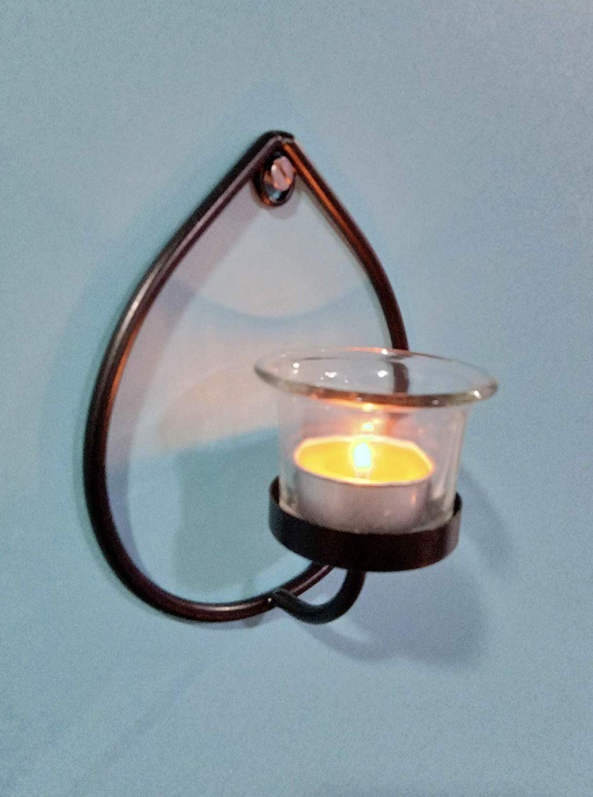 Pikify Iron Wall Art Tealight Hanging Candle Holder