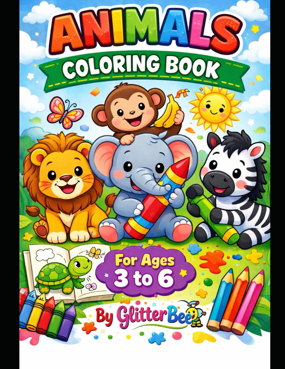 Animal Adventures Coloring Book