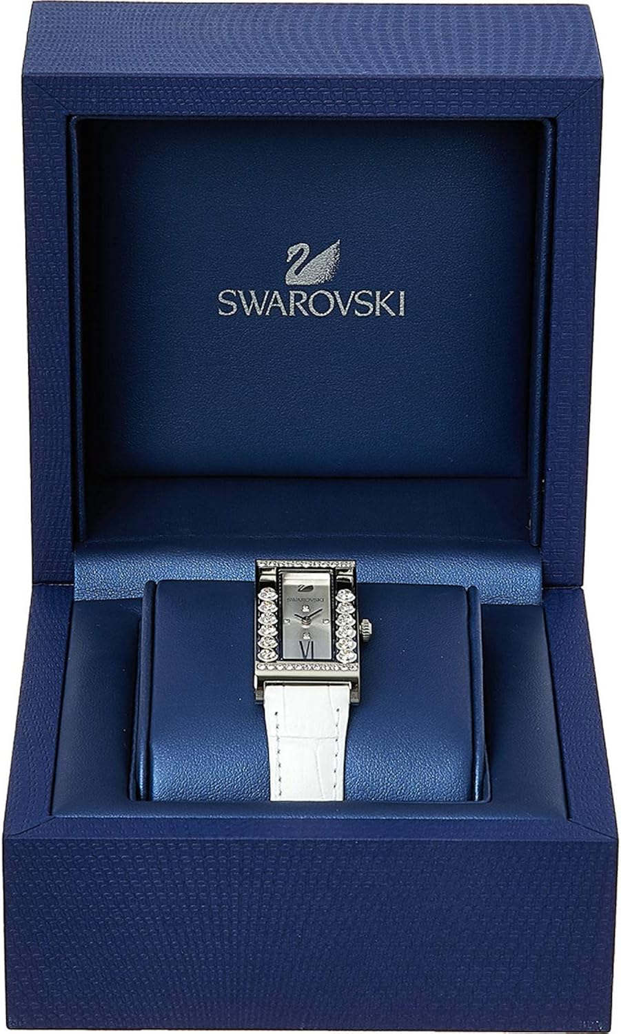 Orologio donna da polso in acciaio Swarovski Lovely Crystals Square White 5096680