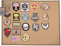 Vista 1 de EXCELLENT ELITE SPANKER Tablero de exhibición de parches tácticos, panel de soporte militar plegable (marrón coyote, S)