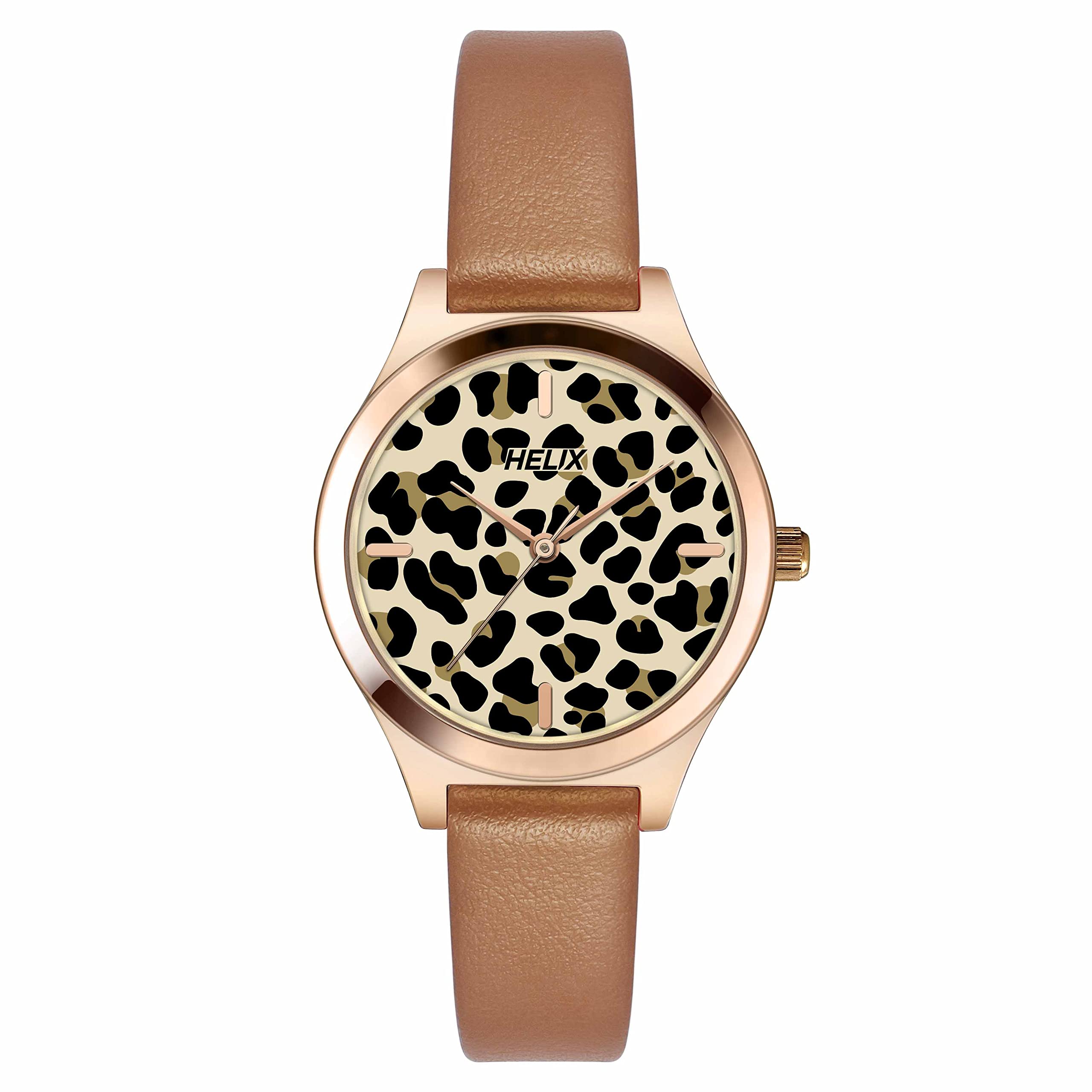 Helix 3 Hands Womens Analog Multicolor Dial Coloured Quartz Watch, Round Dial with 33.5mm Case Width - TW049HL12 (B0C33WRLMD) Amazon Price History, Amazon Price Tracker