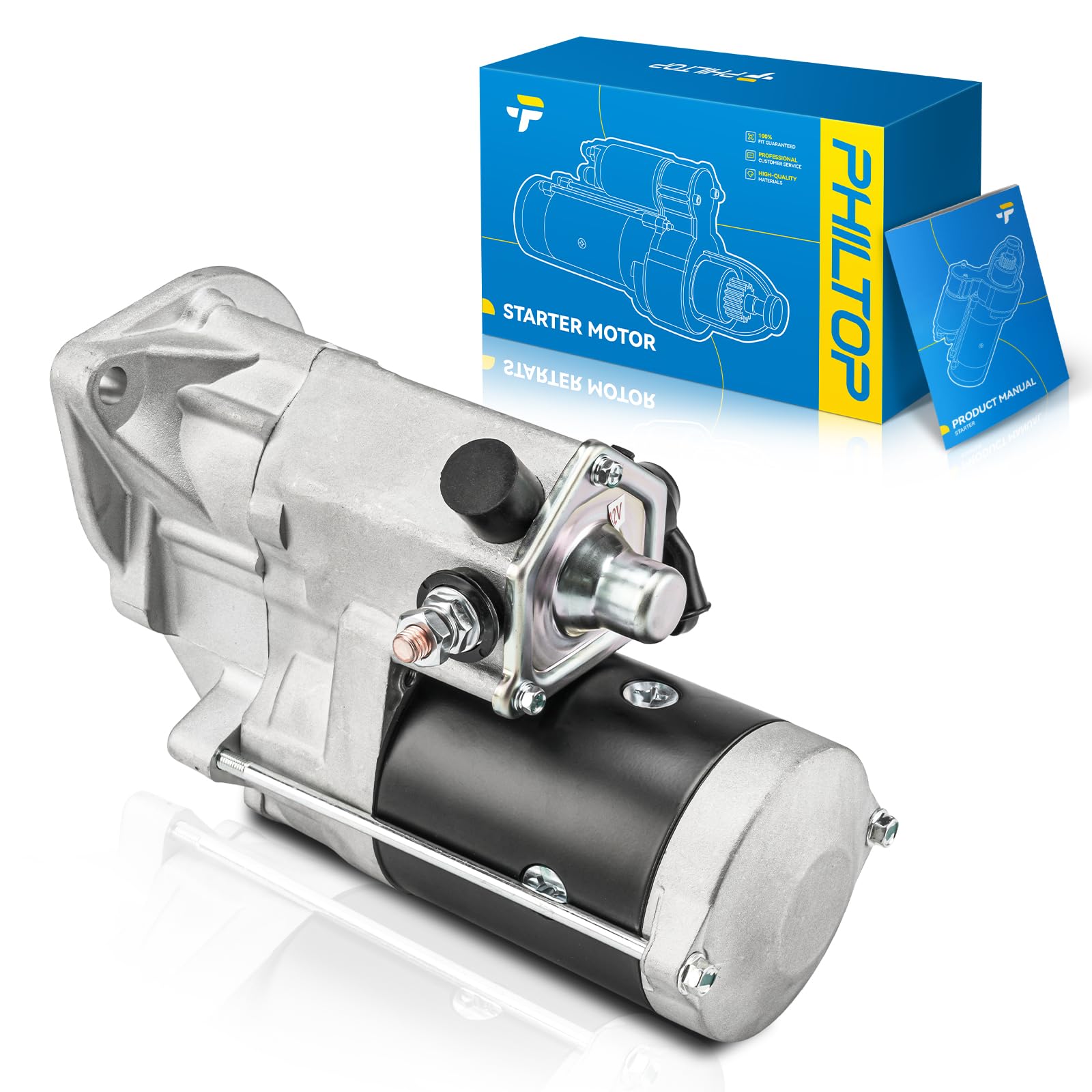 PHILTOP Starter Replacement for Ford,2003 E-350 Club Wagon 7.3L