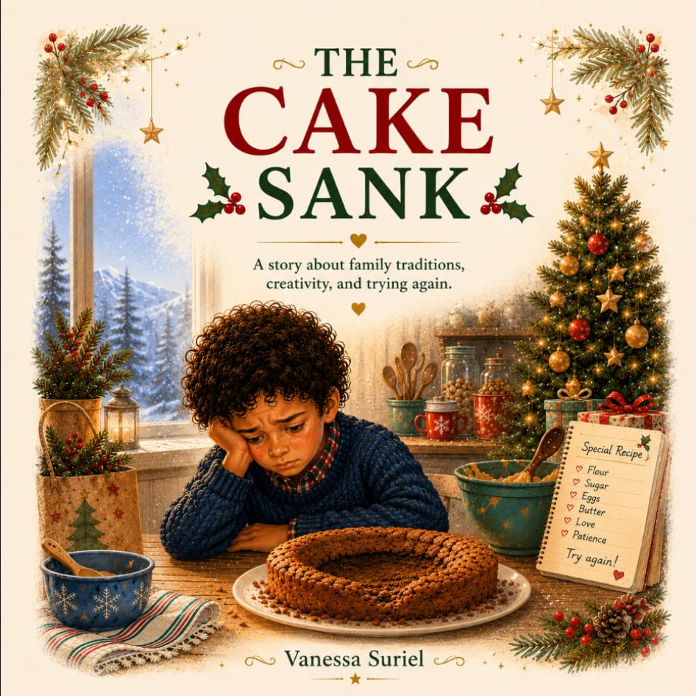 The cake sank: A story about family traditions and finding mistakes can turn into something wonderful