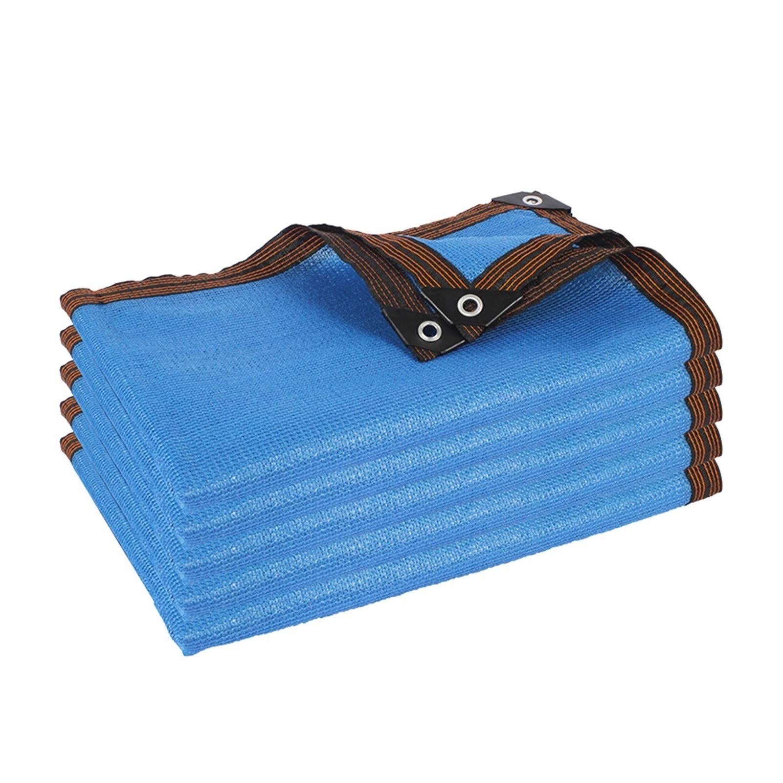 85% outdoor heat insulation net blue shade net, sun protection, heat insulation and UV protection, used for outdoor shading on roofs and courtyards of various sizes AWSAD