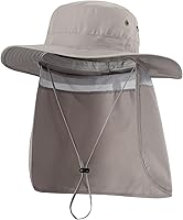 Vista 1 de Home Prefer Sombrero para sol para el aire libre con protección UV, secado rápido, unisex con solapa para proteger el cuello