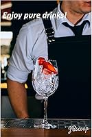 Vista 6 de JBscoop Cuchara de hielo con agujeros. Cuchara de hielo de acero inoxidable con orificios de drenaje para reducir la dilución no deseada. Resistente