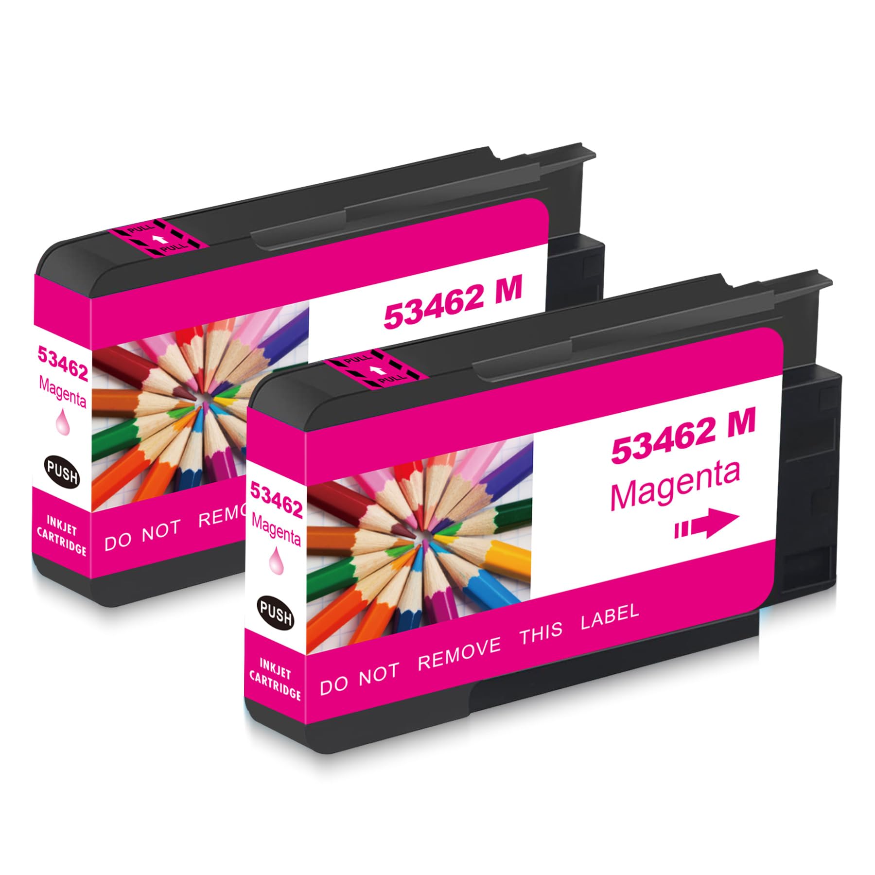 Compatible Primera 53462 Inchiostro giallo compatibile per Primera 53465 per stampante Primera LX1000 LX2000 Color Label (2 Magenta)