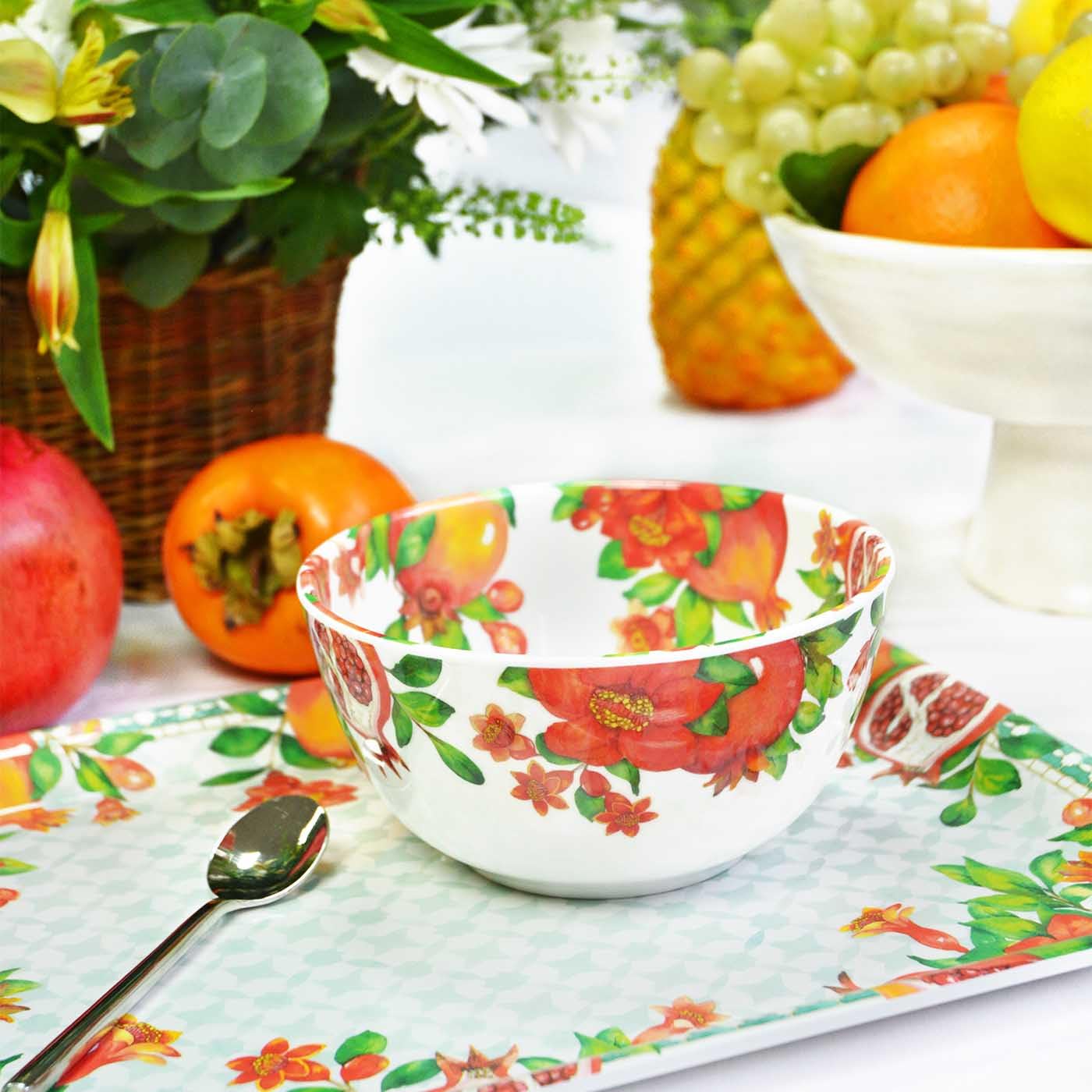 Les Jardins de la Comtesse - Petit Bol en Mélamine Pure - Séville - Ø 15 cm - Service de Table - Collection de Vaisselle Quasi-Incassable