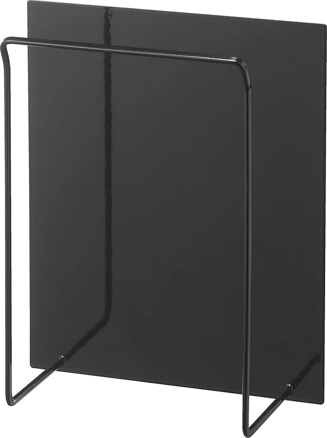Yamazaki 5049 Freezer Bag Holder, Tower, Black, Approx. W 7.5 x D 3.9 x H 9