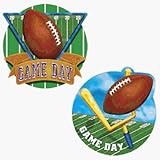 Game Day Football Coasters 3½in. (8/pkg) Pkg/12