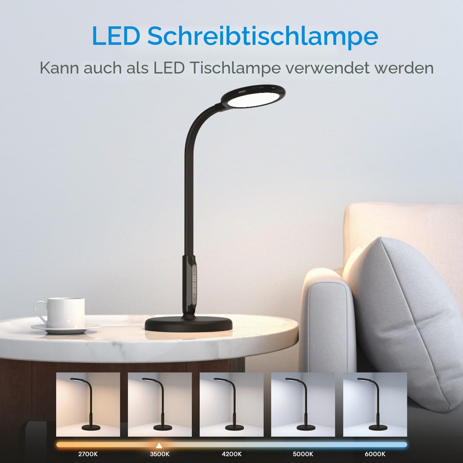Meross Smart Dimmbare LED Stehlampe mit Sprachsteuerung, App Steuerung, Fernbedienung, 3-in-1 Stehleuchte für Wohnzimmer, Schlafzimmer, Kompatibel mit HomeKit, Alexa, Google and SmartThings, Schwarz