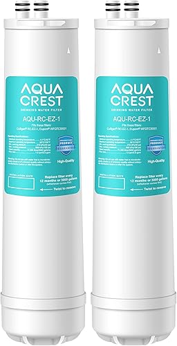 AQUA CREST RC 1 EZ-Change - Reemplazo básico de filtración de agua, repuesto para Culligan® IC-EZ-1, US-EZ-1, RV-EZ-1, Brita® USF-201, USF-202,