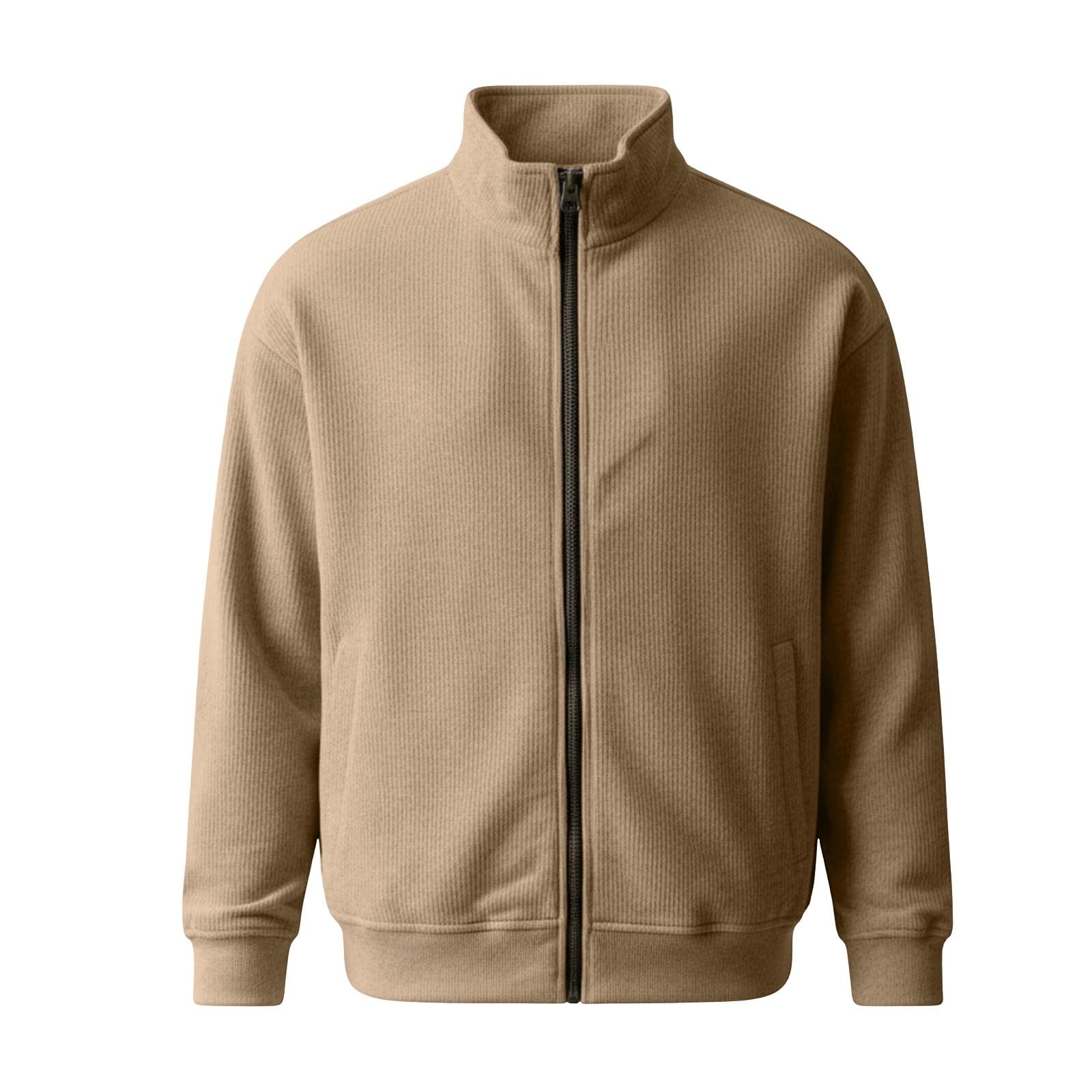 Générique Veste Homme Mi Saison Vestes Bomber Manteaux Décontracté À Trench-Coat, Classique Pardessus Doublure Thermique D'hiver Vestes De Vacances D’automne Et D’hiver Randonnée