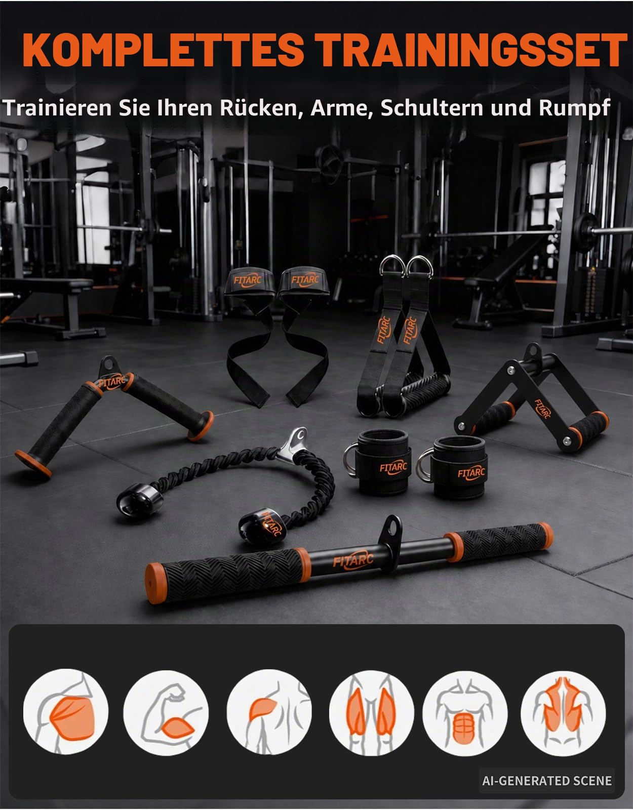 Fitarc Cable Machine Attachments-7