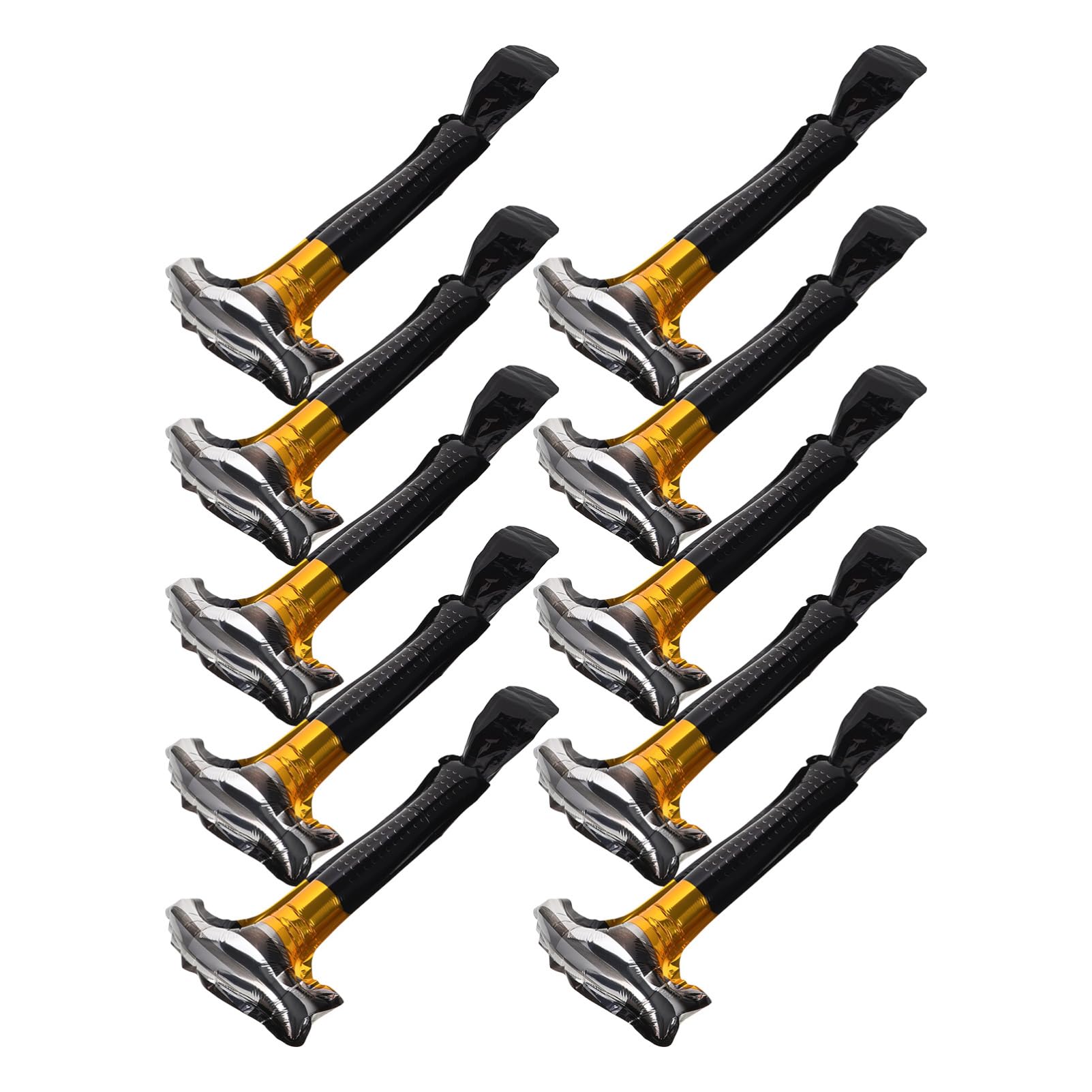 ifundom Balloon Hammer Mallet Toy 10pcs Inflatable Hammer for Kids Plastic Head for Birthday Halloween and Beach Party