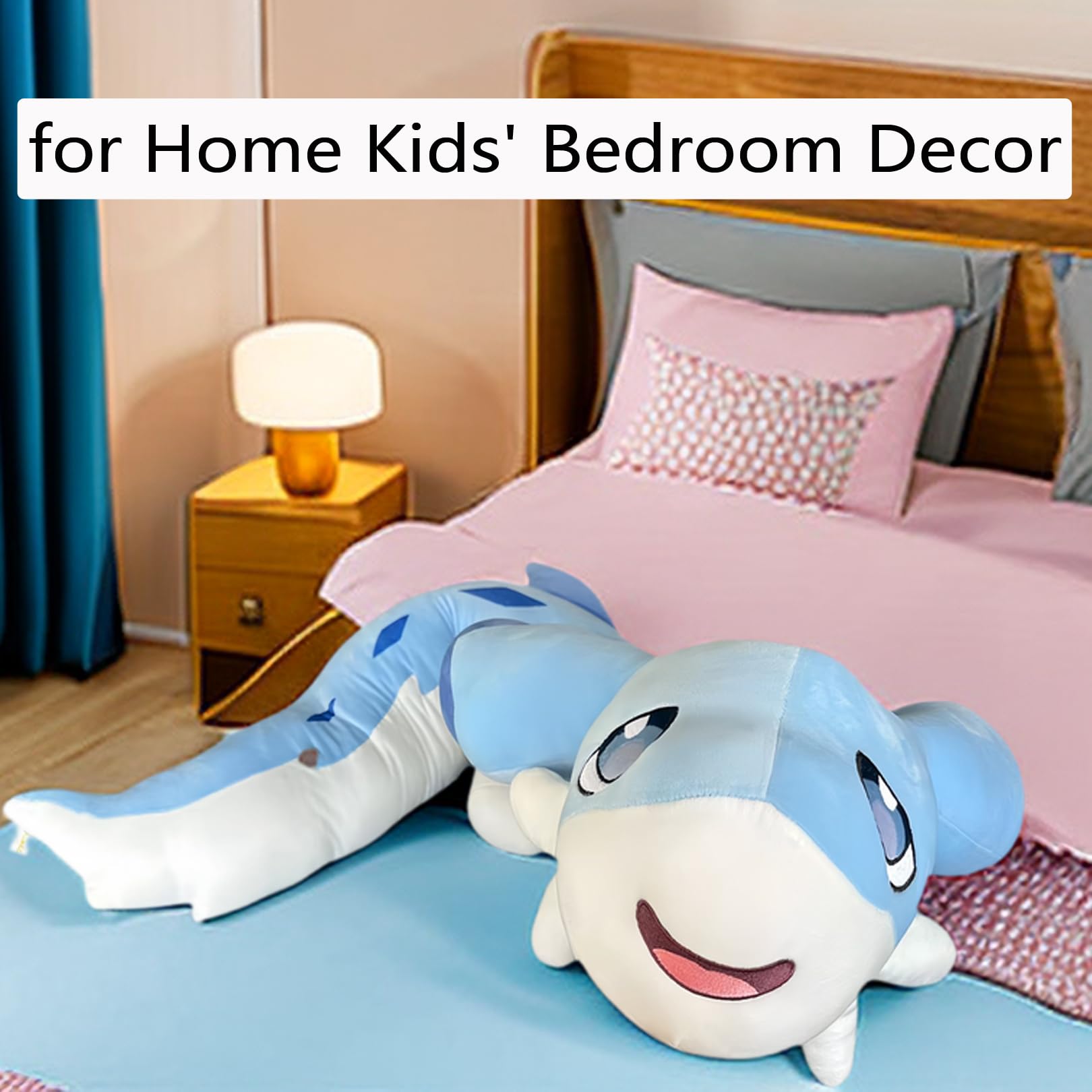 Oversized Chillet Plush Toy 47 Inch - Giant Stuffed Animal Hugging Pillow Pink