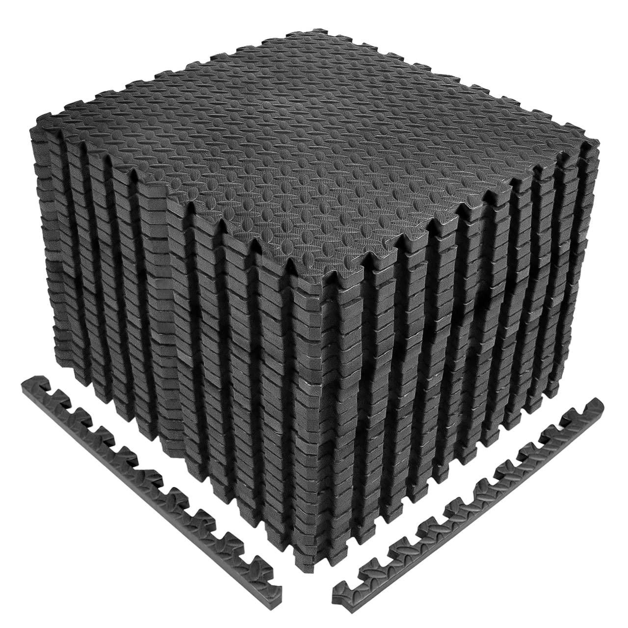 WF Athletic Supply Interlocking Exercise Foam Mats 3 4-Inch Thickness Gym Flooring Tiles Extra Thick Eva Foam Fitness
