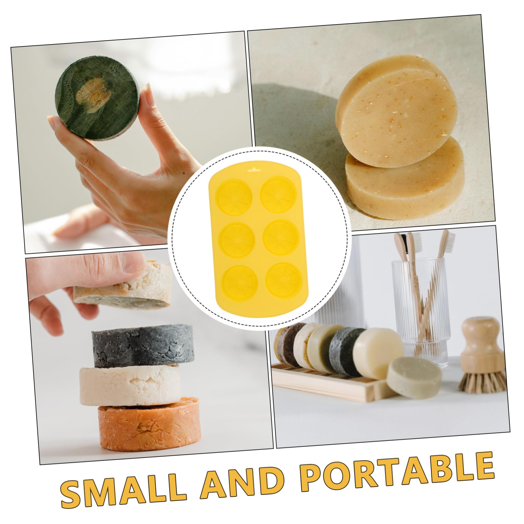 Uonlytech 4 Ensembles Moule Citron En Silicone Moules À Pâtisserie En Forme De Fruits Moules Pour Bougies Formes Moule À Bougie Bricolage Silicium Gel De Silice Jaune 3 Pièces * 4
