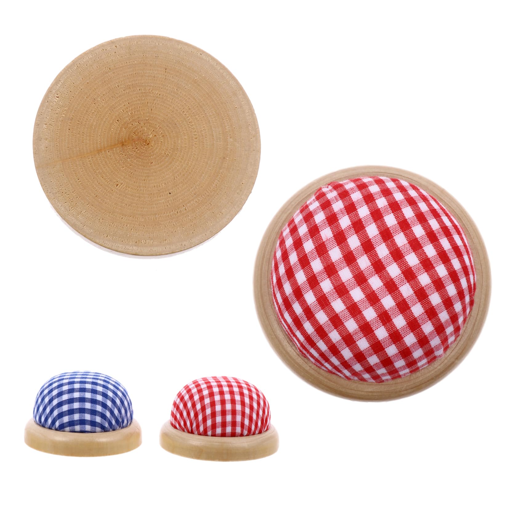 KALLORY Sewing Pins Heads Storage 2 Pack Needle Cushion Needle Insert Bag for Embroidery Supplies