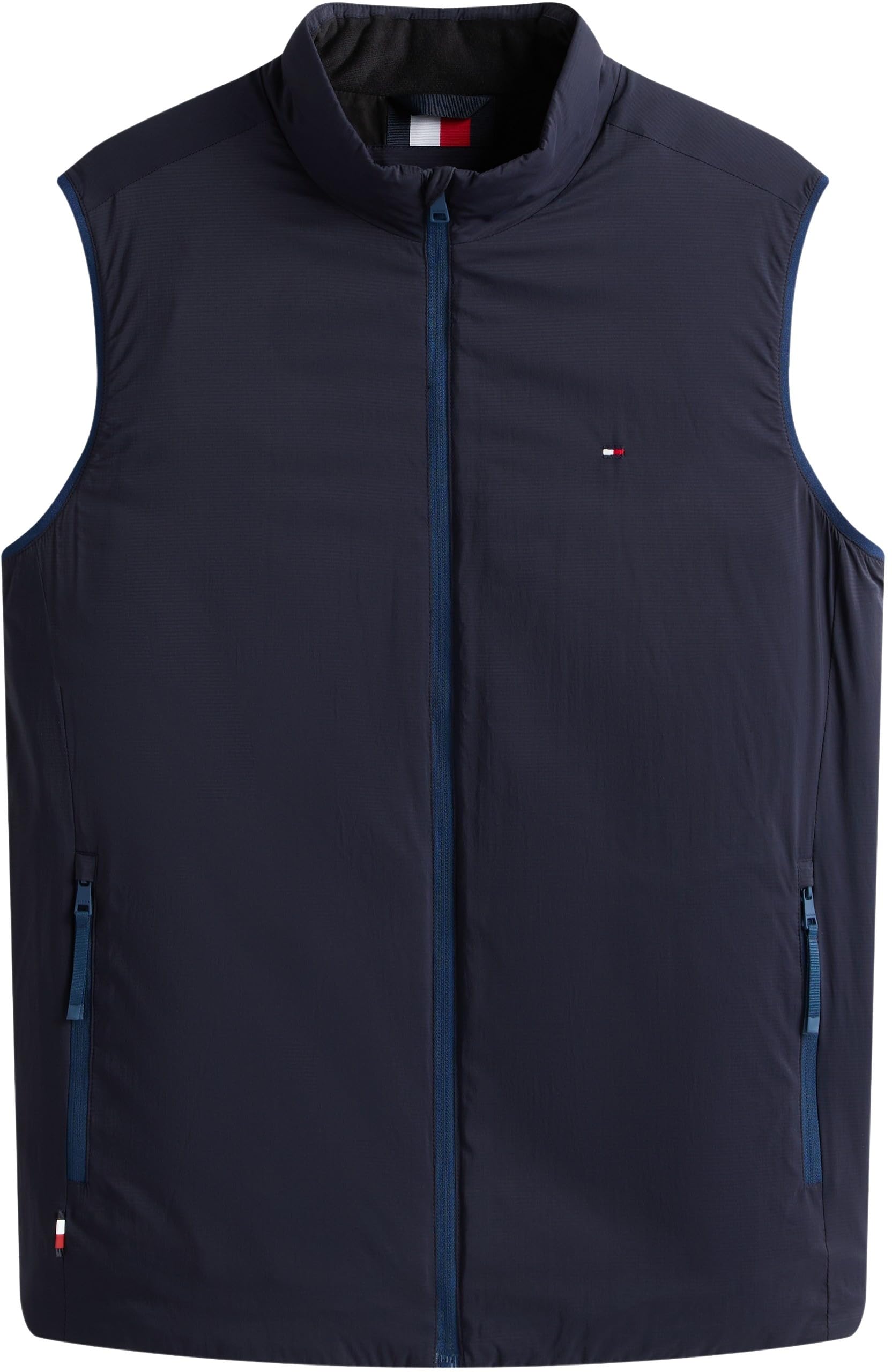 Tommy Hilfiger Herren Weste Lightweight mit Stehkragen