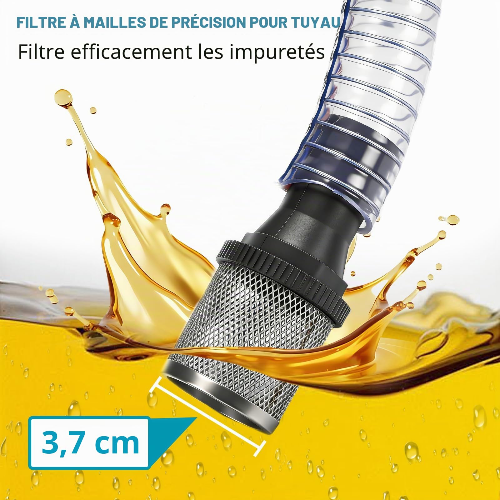Pompe à Gasoil Sans Fil Compatible avec Makita 18V batterie, 45L/min Pompe Électrique Diesel, Pompe à Carburant avec Pistolet de distribution Arrêt Automatique et Accessoires (sans batterie)