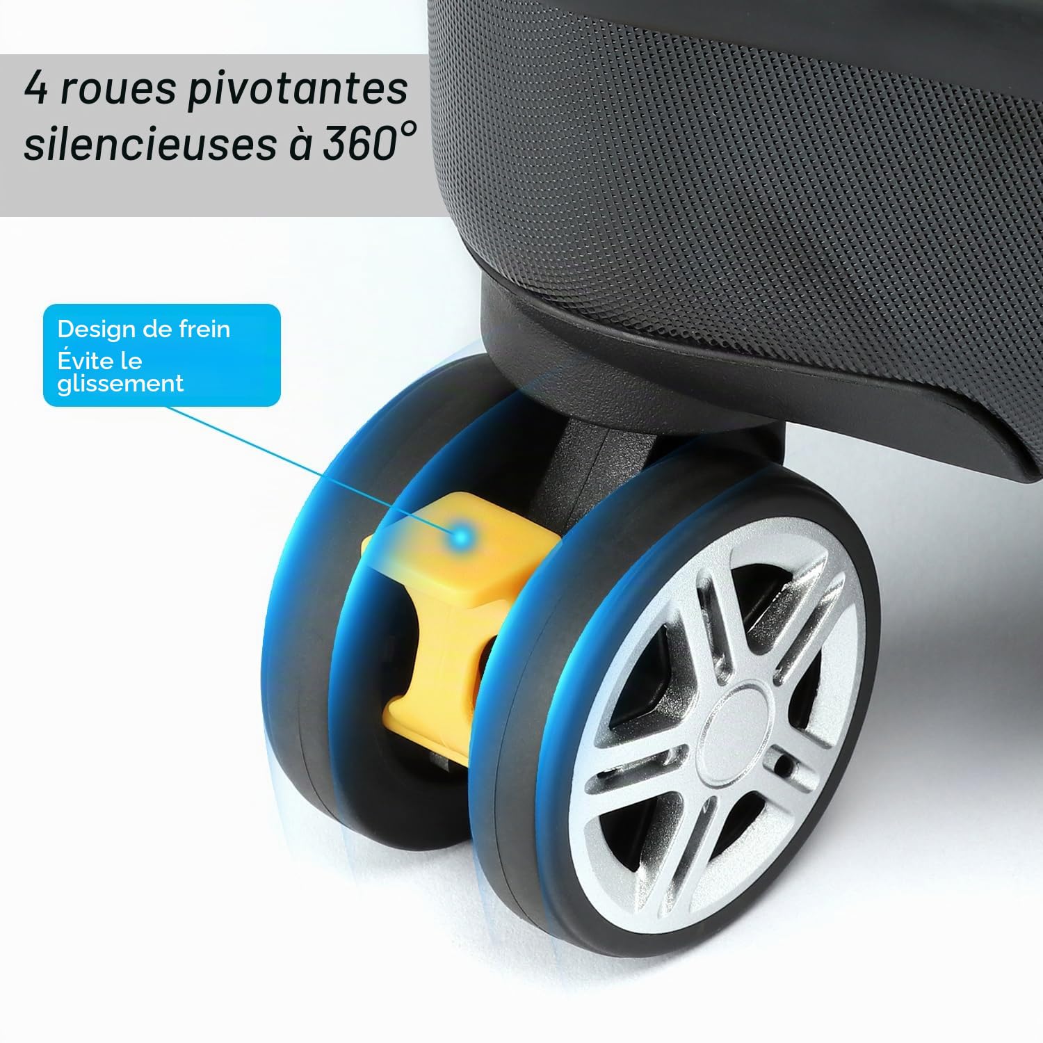 TUGUAN Sac de Voyage pour Siège Auto pour Avion avec Roues Rotatives, Sacs de Siège Auto pour Bébé pour Voyage en Avion avec Fond Rigide, Grand Sac à Dos Rembourré pour Siège de Voiture, Noir