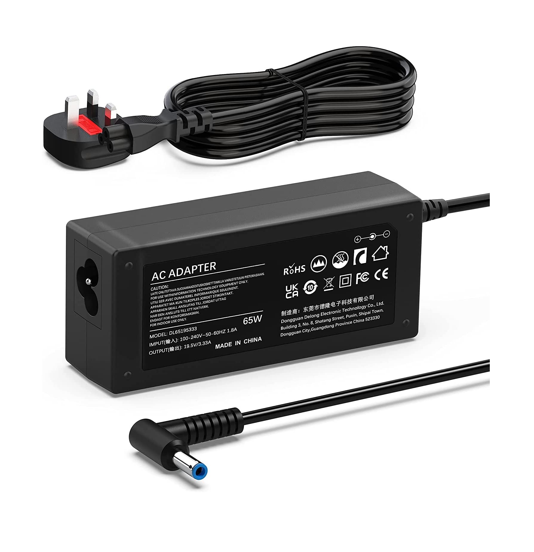 Ntech Hp Laptop Charger Compatible with Hp Elitebook, Hp Pavilion, Hp Chromebook, Hp Probook