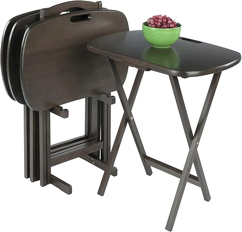 Miniatura 4 de Ergode Lucca - Juego de mesa de aperitivos de 5 piezas, color gris ostra