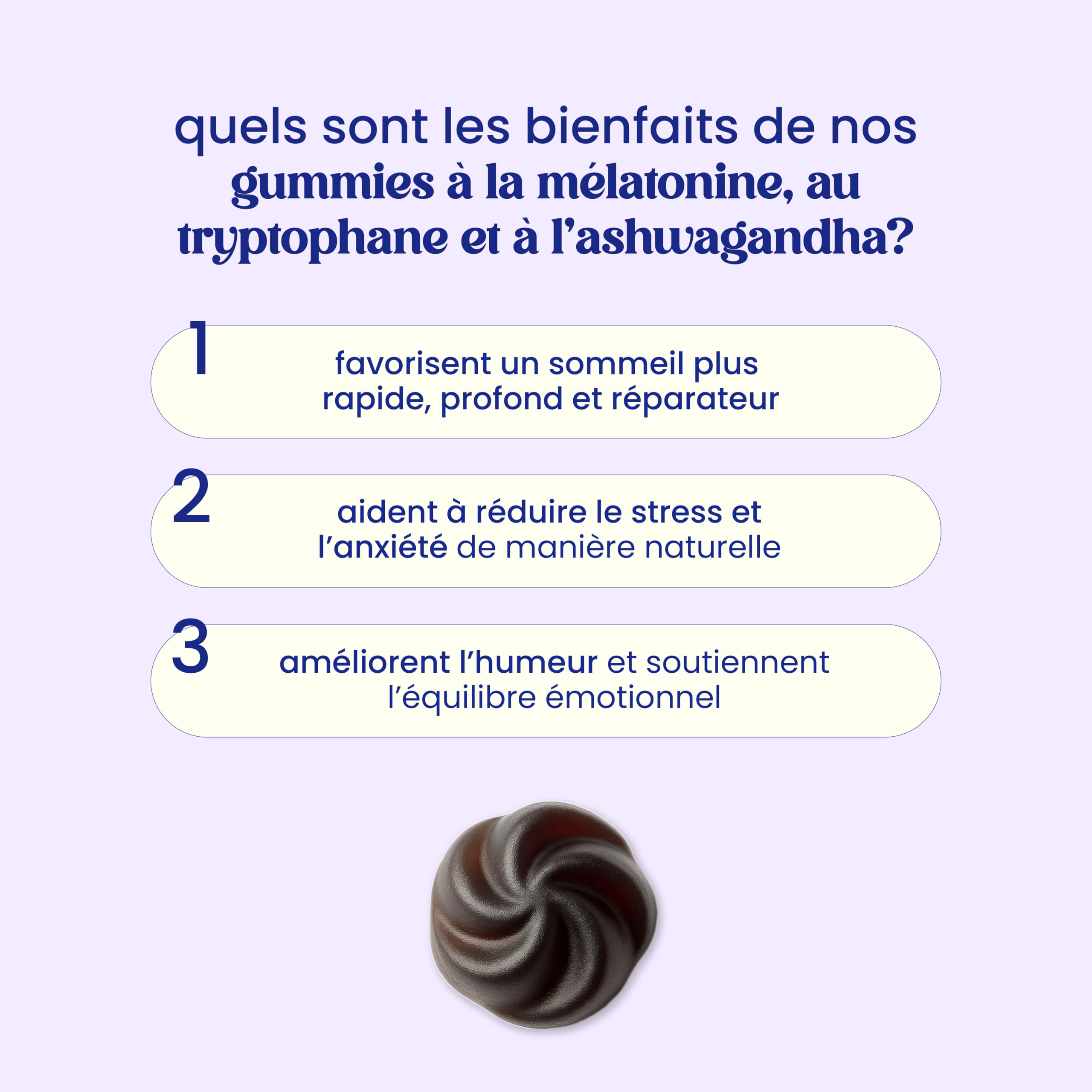 Jelly Pills Mélatonine 1,9 mg avec Ashwagandha, Tryptophane & Vitamines B6/B12 – 70 Gummies Véganes – Sans Sucres Ajoutés – Goût Fruits Rouges – Pour Routine du Soir & Équilibre