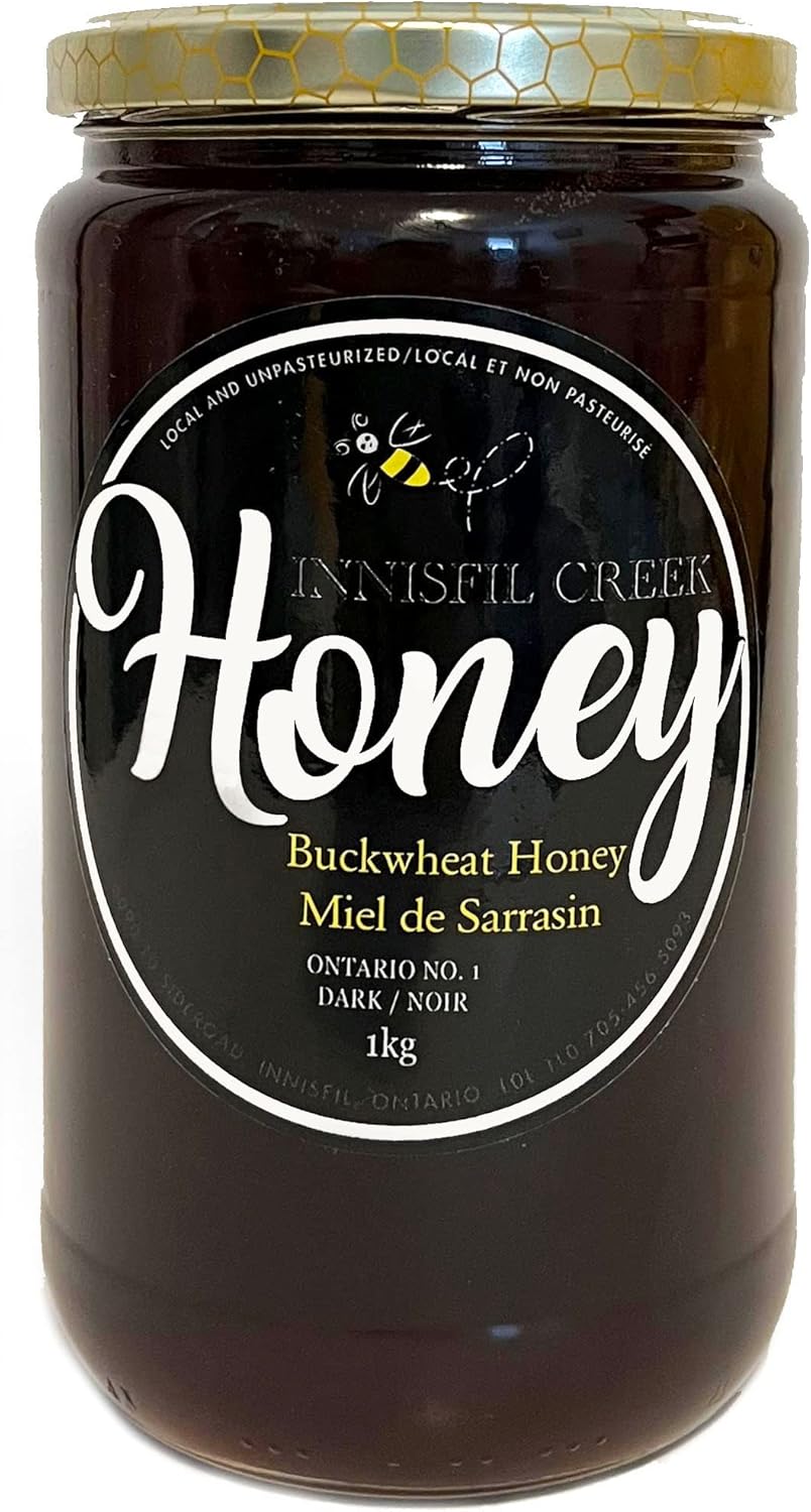 Innisfil Creek Honey Buckwheat Honey Dark and Delicious, Local and