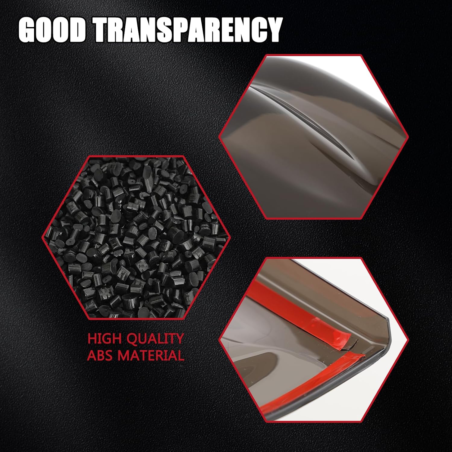 Rear Tail Light Cover Tail Lamp Shell Shade Guard Frame Compatible with Toyota Land Cruiser Prado LC120 J120 2003-2009,Car Taillight Protective Shell Smoke Black Taillight Shell Accessories