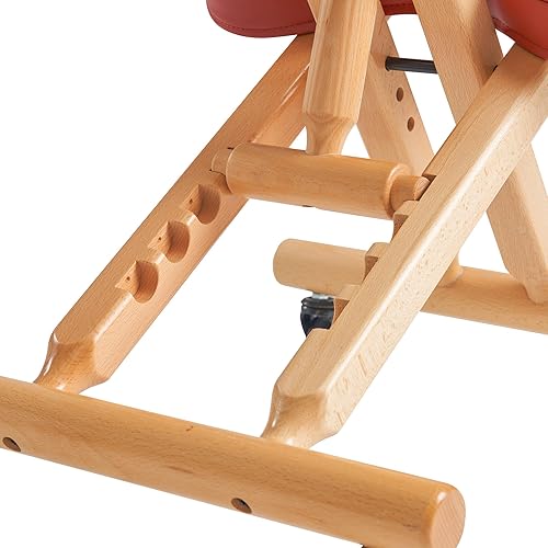 Miniatura 6 de Master Massage Silla ergonómica plegable de madera para oficina – Silla plegable de madera para la corrección de postura en el hogar – Mejora tu