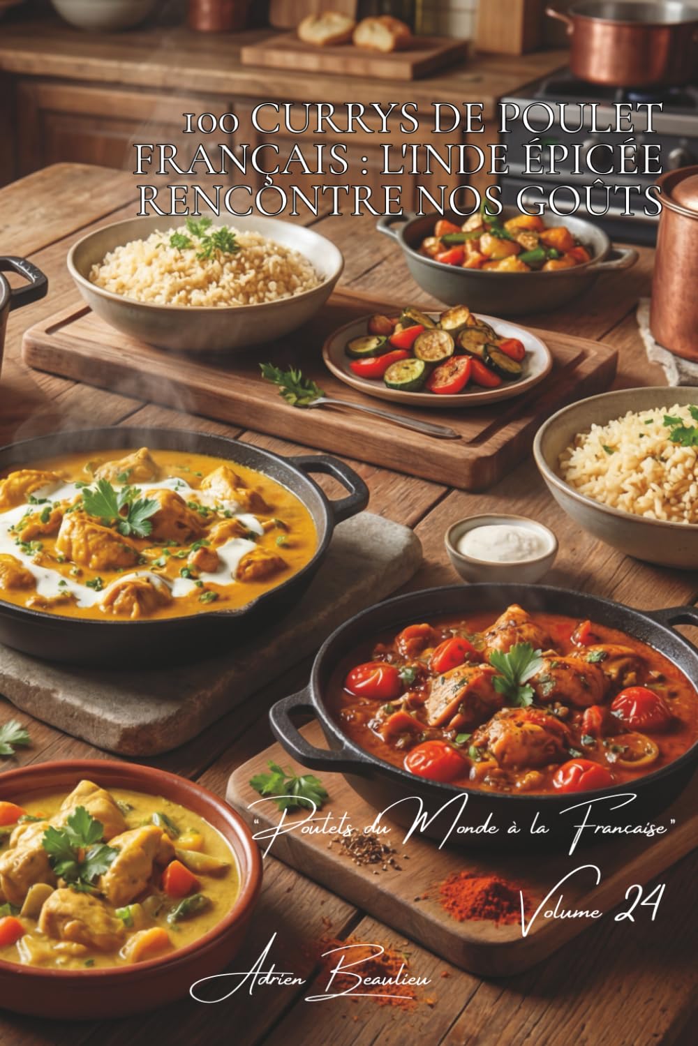 100 currys de poulet français : l'Inde épicée rencontre nos goûts: Épices dosées, lait de coco, la chaleur indienne apprivoisée (SÉRIE POULET (35 ... "Poulets du Monde à la Française" (8 livres))