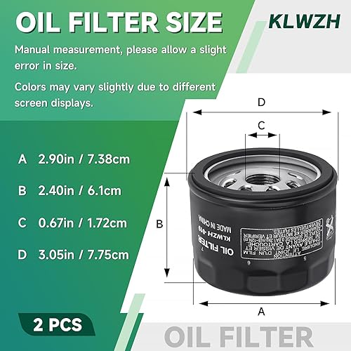 Miniatura 3 de KLWZH 12-050-01-S 12 050 01 Filtro de aceite KH-12-050-01-S KH-12-050-08 12 050 01-S1 1205001-S CH18-CH25 CV18-CV25 CV17-CV26 CH17-CH17-CH26 26 XT1