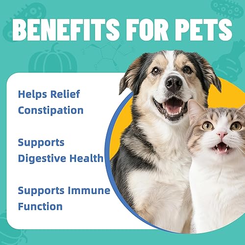 Miniatura 3 de Just Try Probióticos probióticos en polvo de 7 onzas para perros y gatos probióticos - Salud intestinal para perros y gatos Alivio del estreñimiento