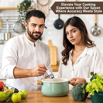 Yuanchu 2pcs Coffee Spoon Measure, 18/8 Stainless Steel 1 Teaspoon(1/3 tbsp | 5 ml | 5 cc | 1/6 oz) Measuring Spoons, Wide Handle Anti-Shake Teaspoons for Measure Ground Coffee Grains Protein Spices | More Corrosion Resistant, Wide Handle Anti-Shake, 1/3 tbsp | 5 ml | 5 cc | 1/6 oz