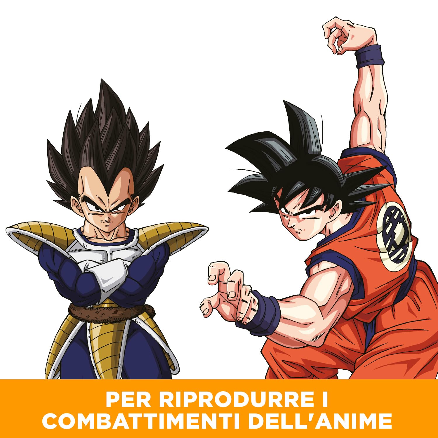 BANDAI – Dragon Ball Super – Figurine Dragon Stars 17 cm – Battle Pack – Vegeta vs Goku – Pacchetto di 2 figurine Dragon Ball da collezione – Giocattolo per bambini dai 4 anni in su – 37294