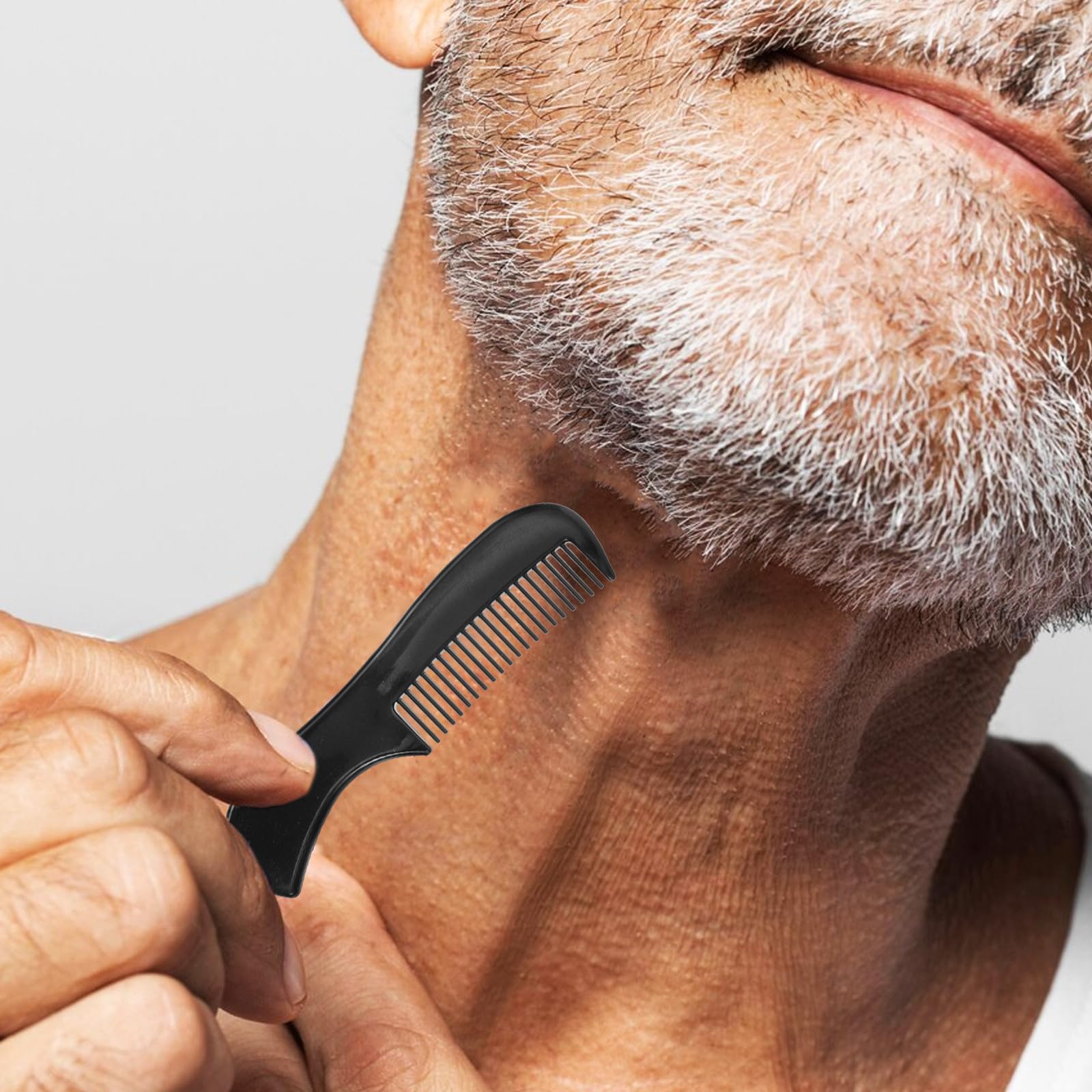 Alipis Set in Inossidabile Antiruggine Forbici per Barba e Baffi 4 con Pettine e Custodia per, per Barberia e Domestico