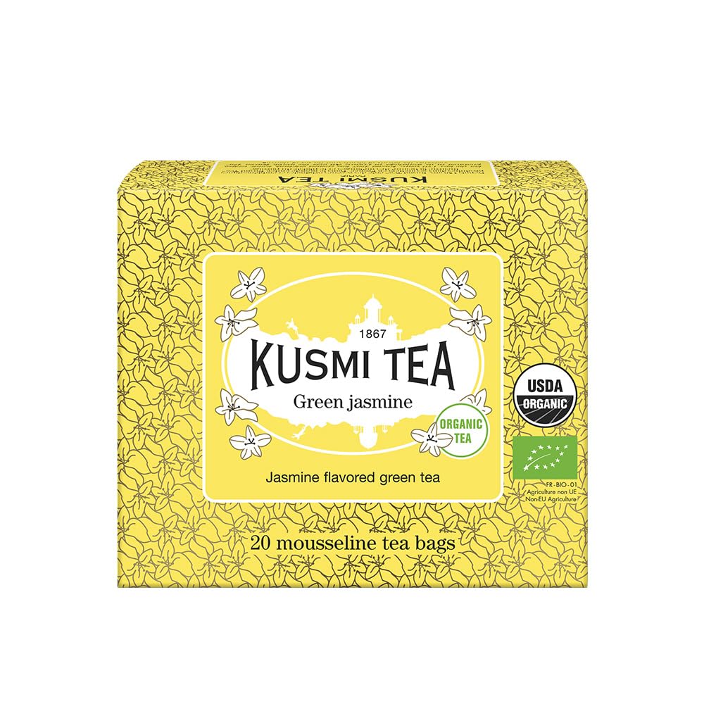 Green Jasmine - Green Tea - Organic Blend with Jasmine- 20 Tea Bags