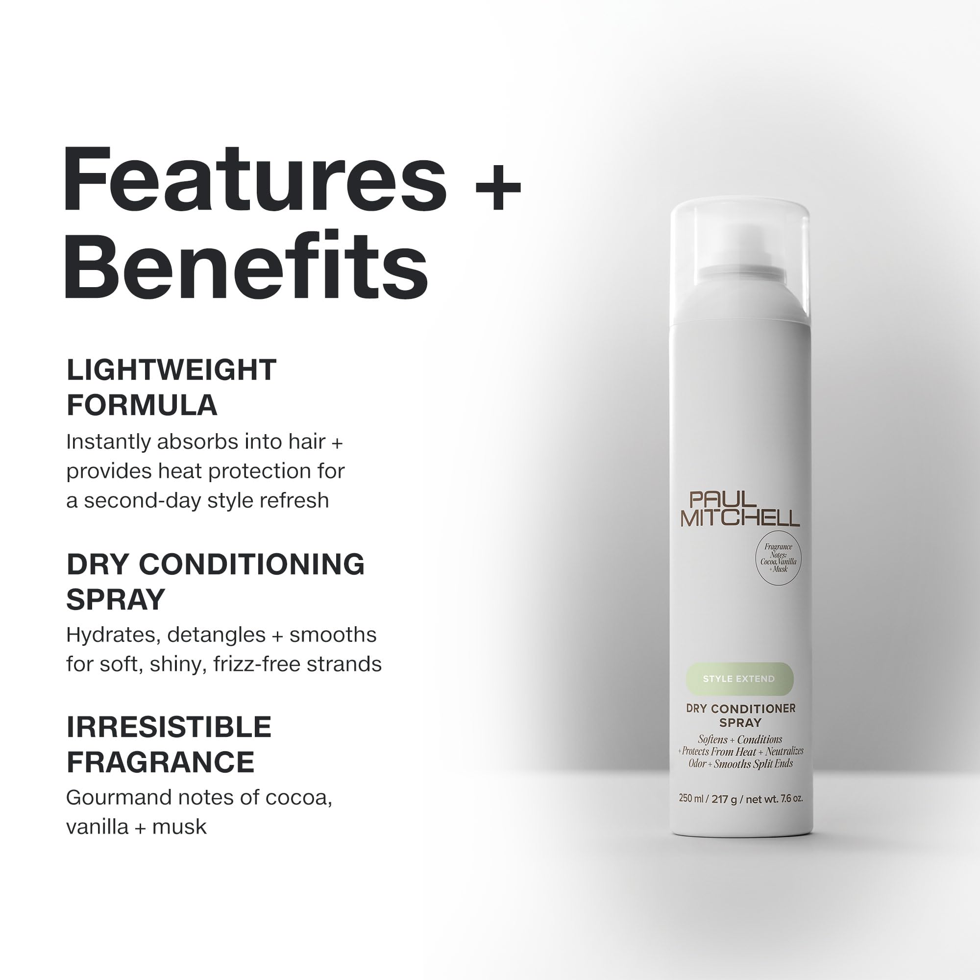 Paul Mitchell Dry Conditioner, Softens + Conditions, For All Hair Types, 7.6 oz