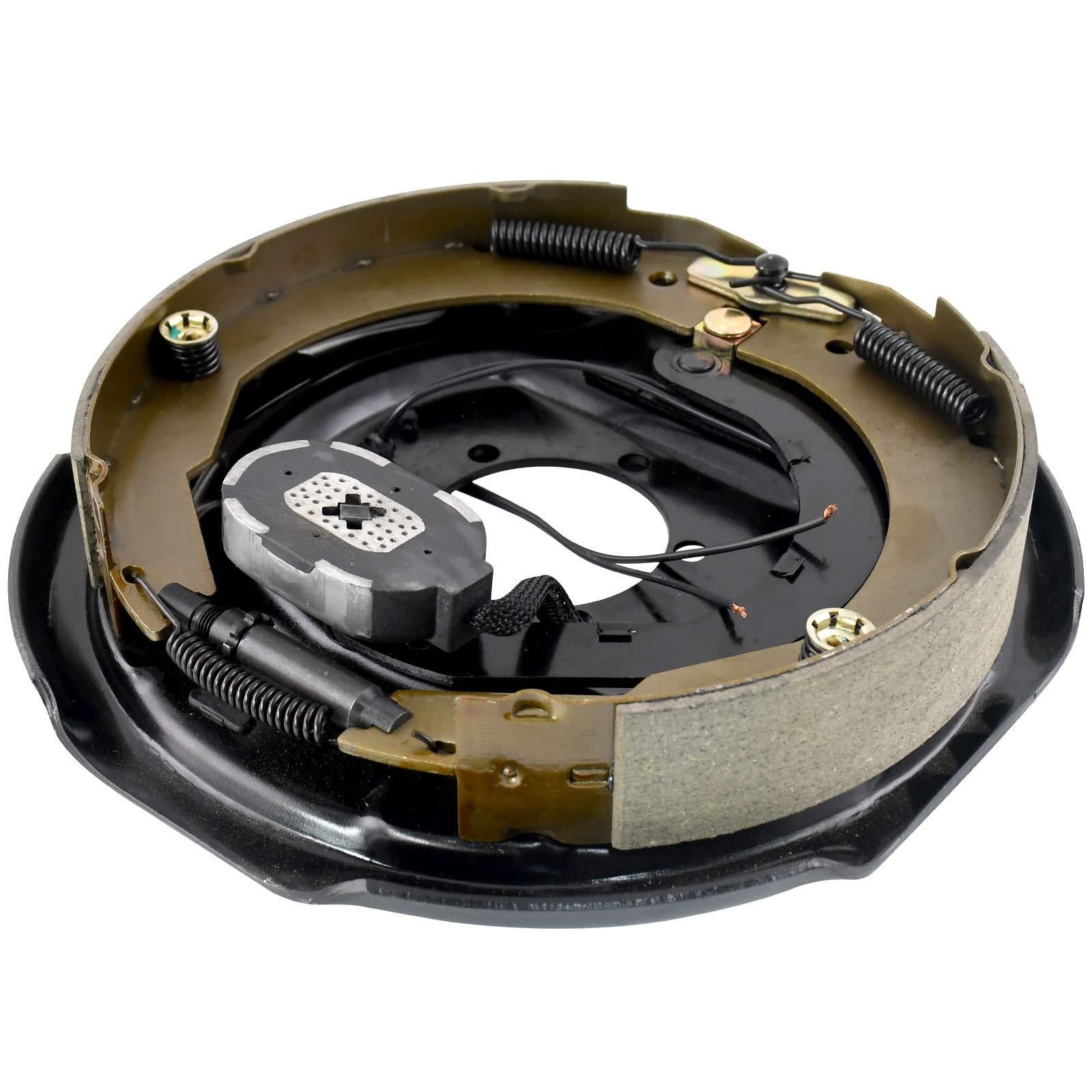 JADODE 12x2 Electric Trailer Brake Assembly for 7000 lbs Axle Trailer Brakes, Right Hand Heavy Duty NOT Self-Adjusting Trailer Electric Brake Assembly 21005 77-10-2