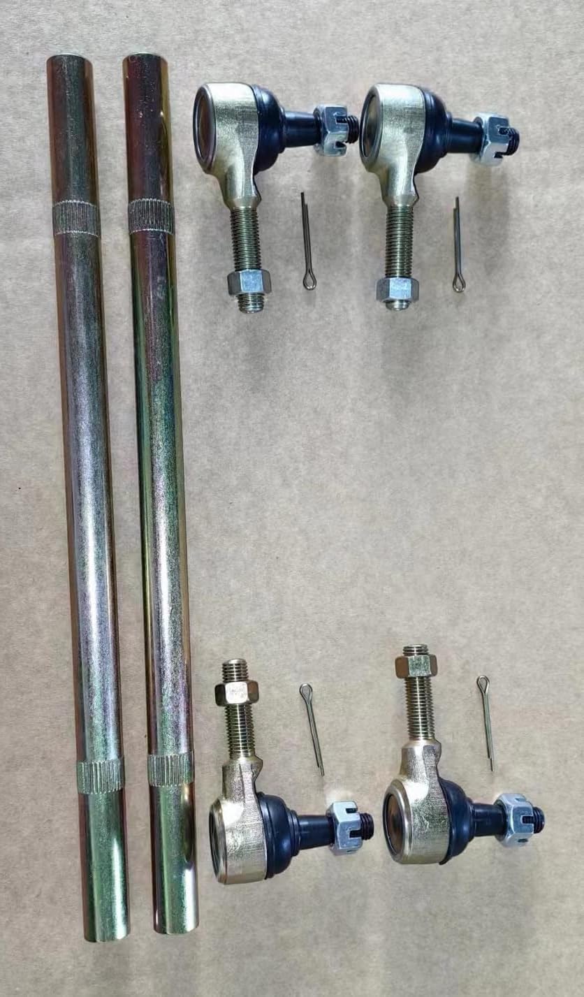 2sets Upgrade Tie Rods with End Kits Replacement for 2009-2021 Polaris RZR 170 UTV 0454599 0454601 0454600