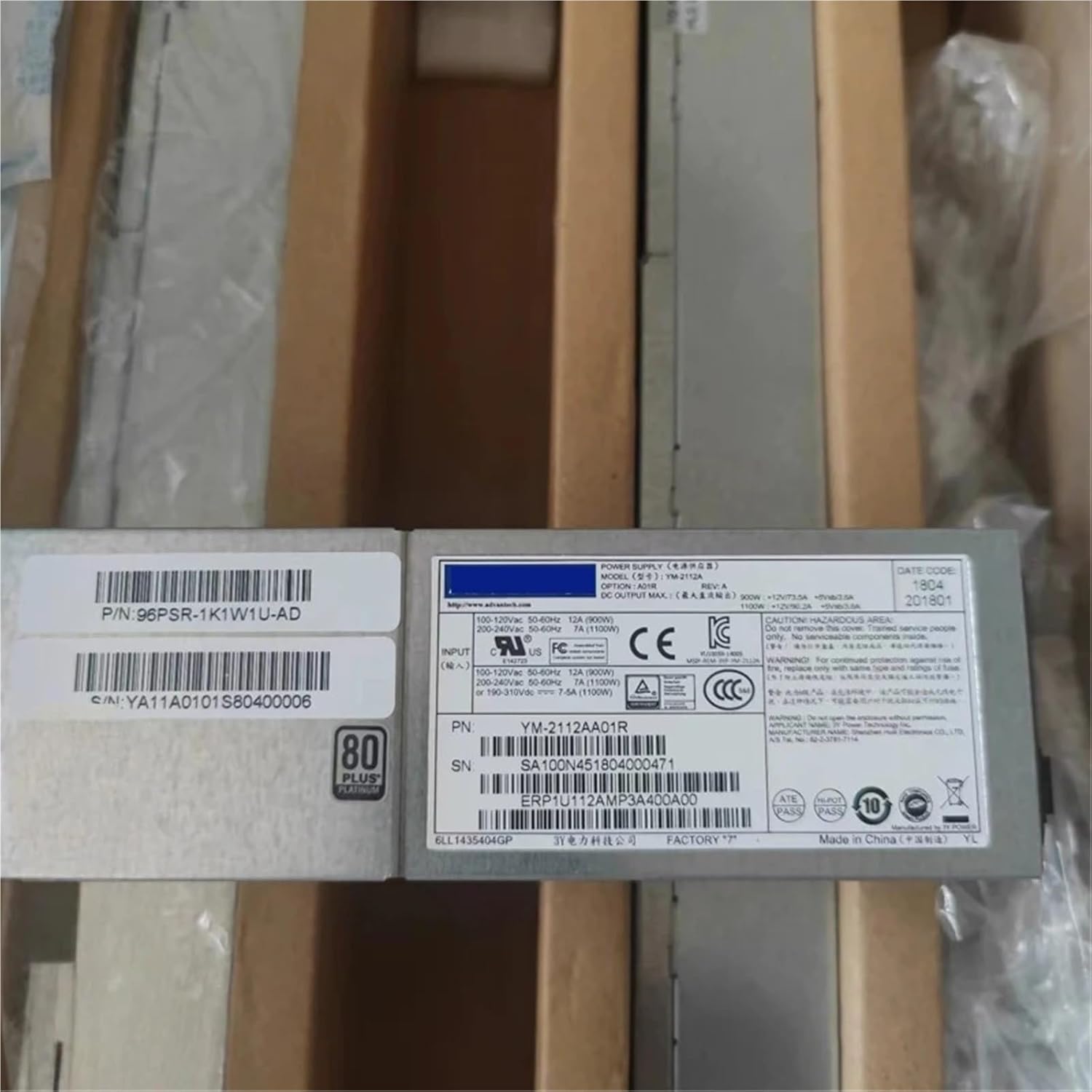 1pc YM-2112A YM-2112AA01R 1100W Switching Power Supply