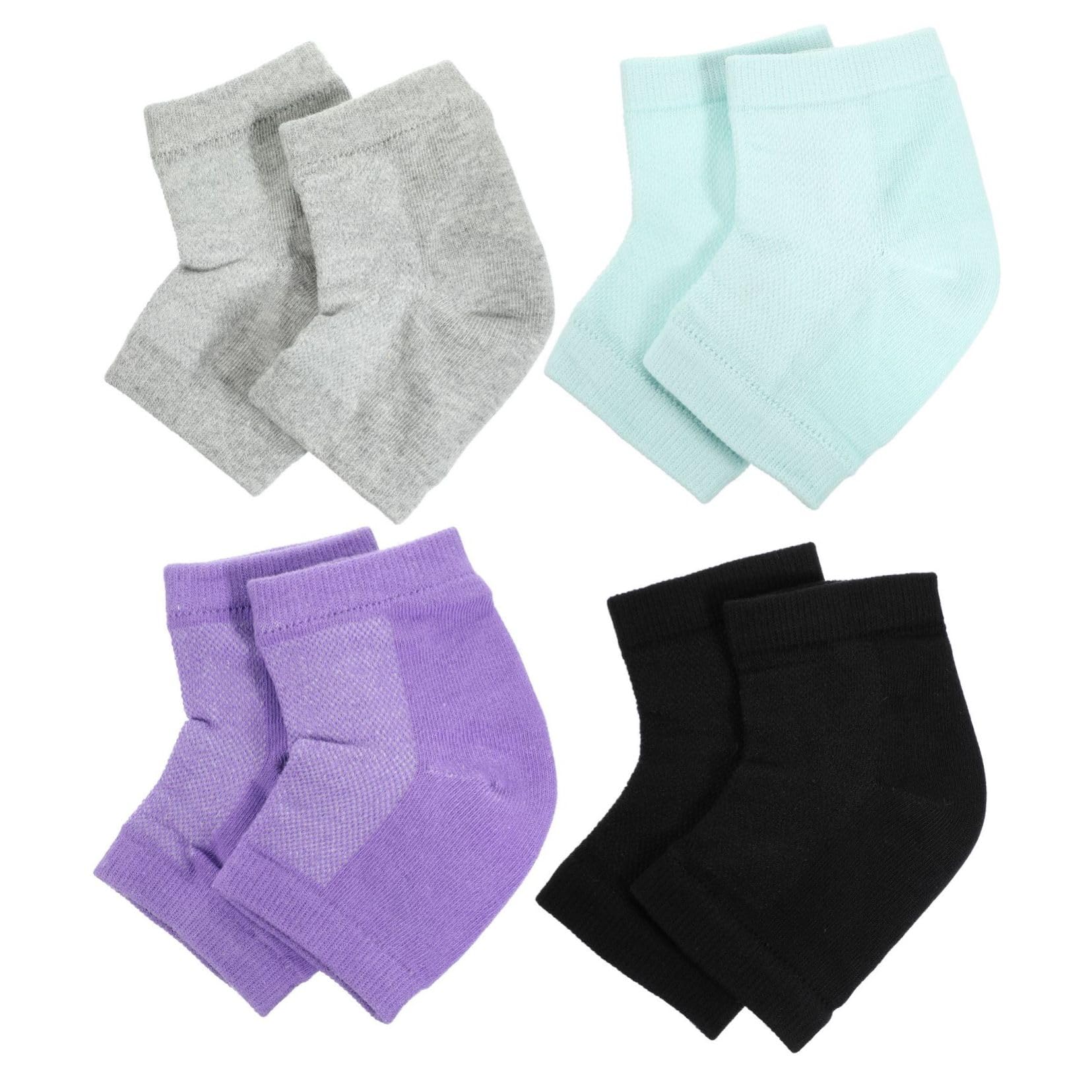 Gogogmee Moisturizing Gel Socks for Heel Care Anti-Cracking Heel Socks Comfortable Cotton Gel for