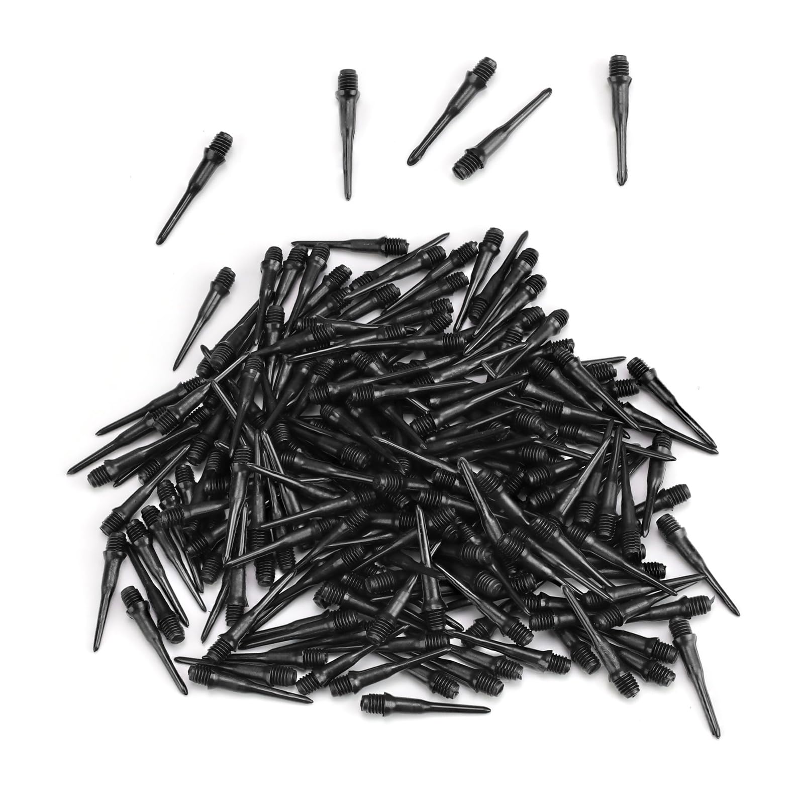 200 Piezas Dardos Punta de Plastico, Puntas Dardos Suaves 2BA, Dardos Profesionales Punta Plastico No Fácil de Romper Doblar, Fácil Reemplazar, Ideal para Amantes Dardos